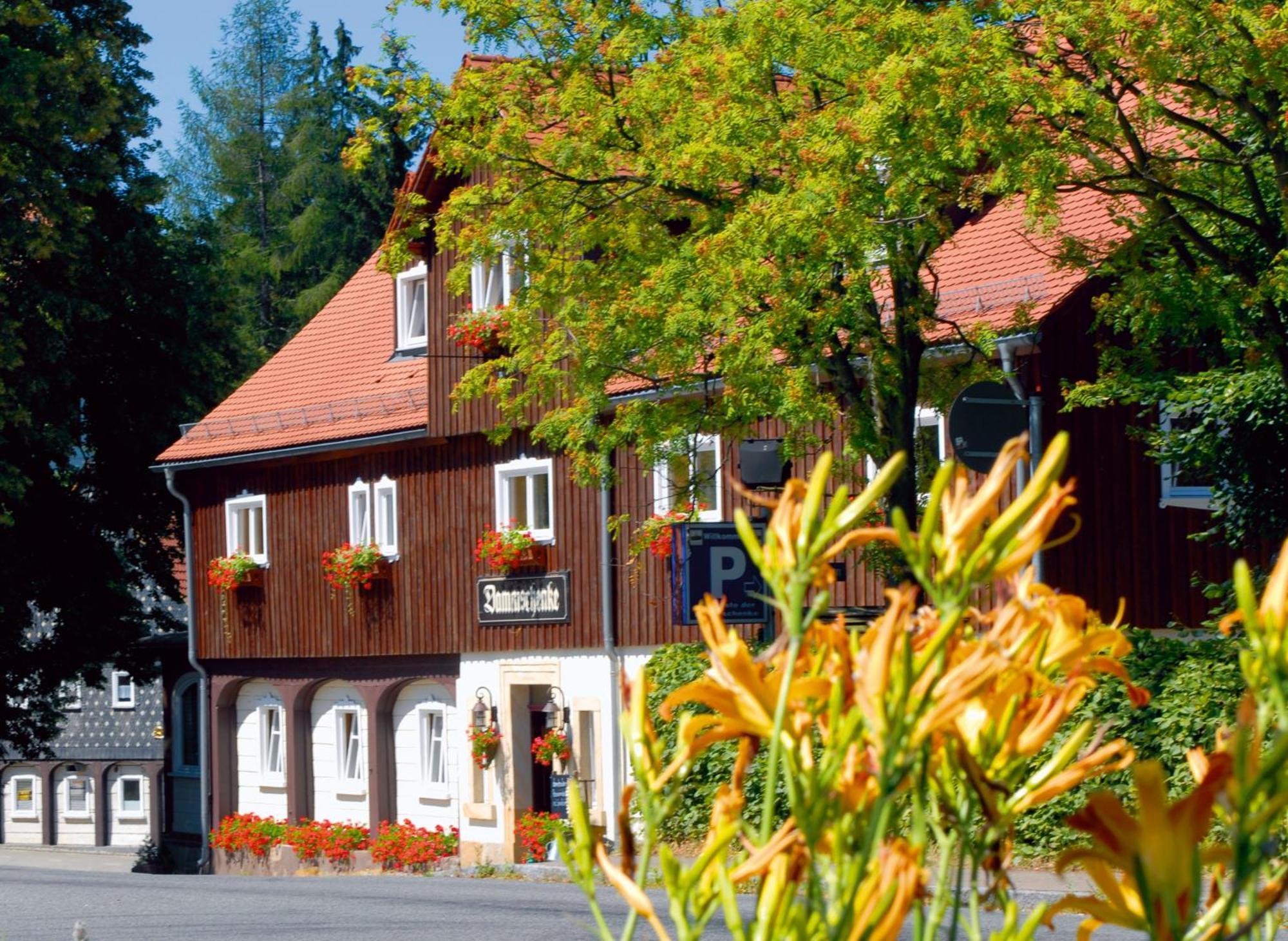 Dammschenke Gasthof & Hotel Курорт Йонсдорф Екстер'єр фото